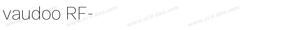 vaudoo RF字体转换